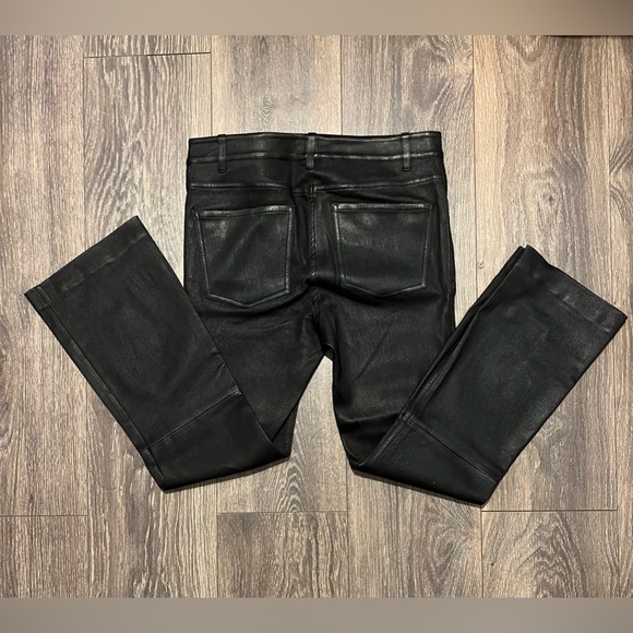 Theory black leather pants - Picture 4 of 4